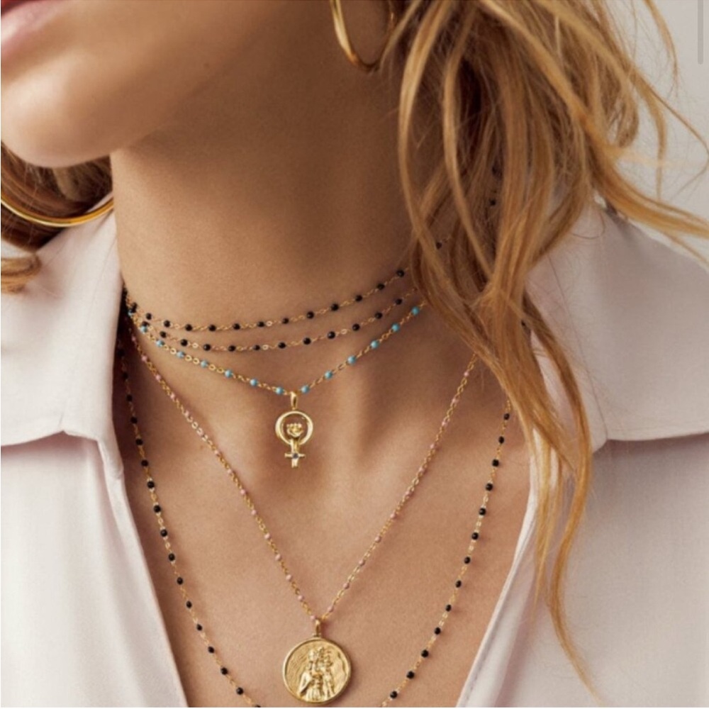 Awe Inspired beaded necklace